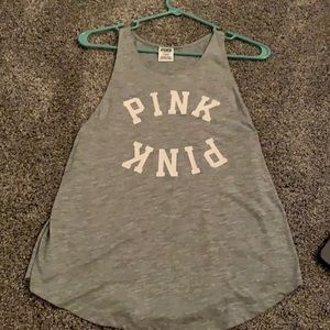 Pink Green tank top
